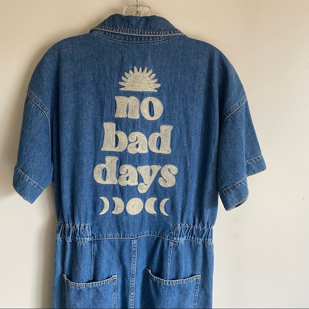 Free People No Bad Days Marci Embroidered Coveralls - Picture 4 of 15